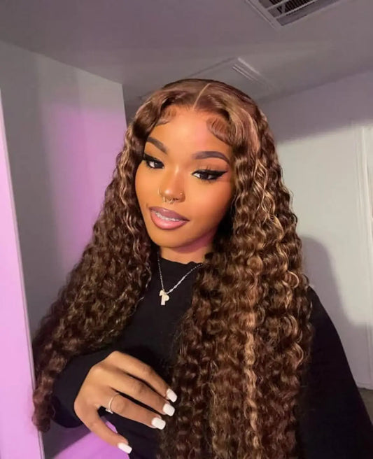 100% Burmese Curly Raw Hair Bundles13*6 HD LACE Human Hair Extensions
