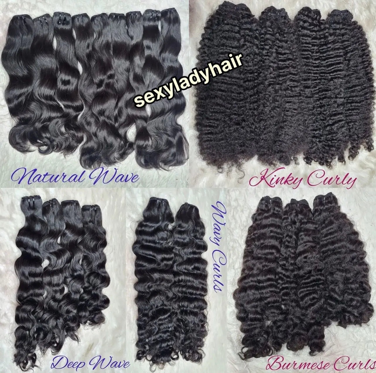 100% Burmese Curly Raw Hair Bundles13*6 HD LACE Human Hair Extensions