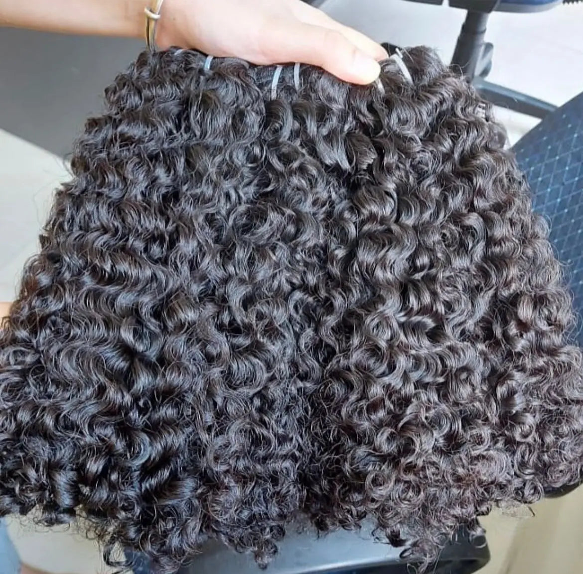 100% Burmese Curly Raw Hair Bundles13*6 HD LACE Human Hair Extensions