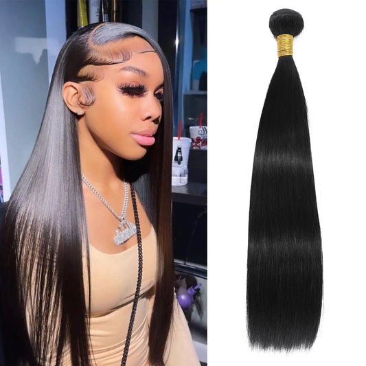 1 Bundle Brazilian Unprocessed Virgin Straight Hair Extension