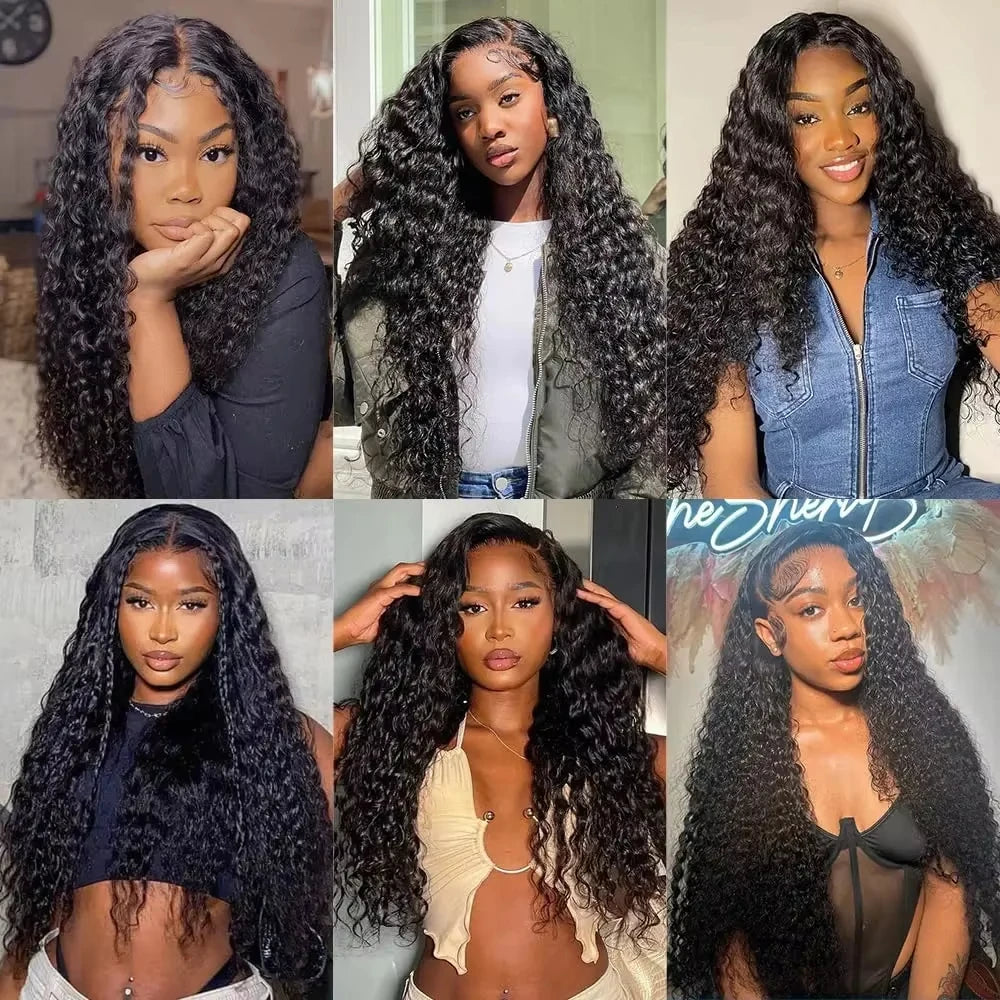 30 32 Inch Brazilian Loose Remy Deep Wave Human Hair Curly 1 Bundles 100%Raw Bundles
