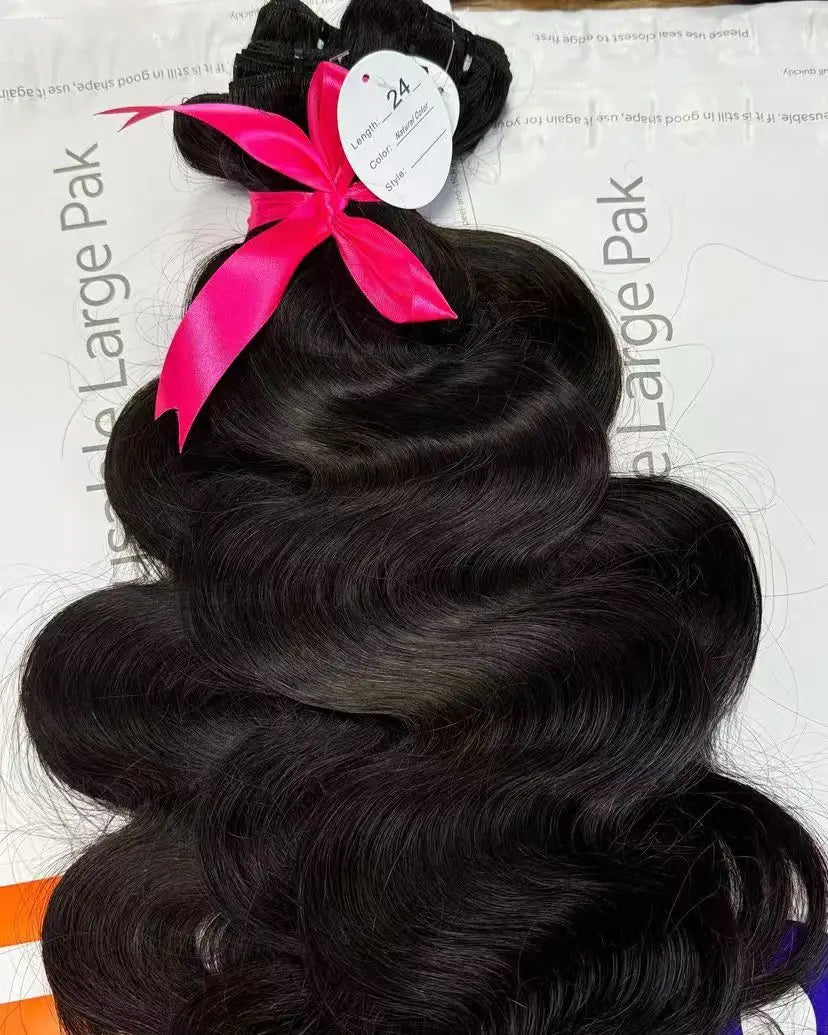 100% Raw Vietnamese Bone Straight Human Bundle Cuticle Aligned Hair Extensions