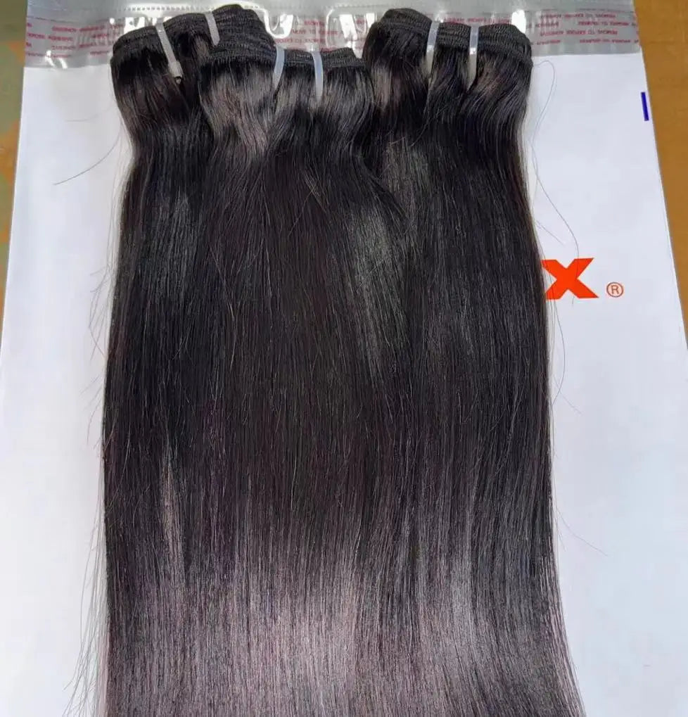 100% Raw Vietnamese Bone Straight Human Bundle Cuticle Aligned Hair Extensions